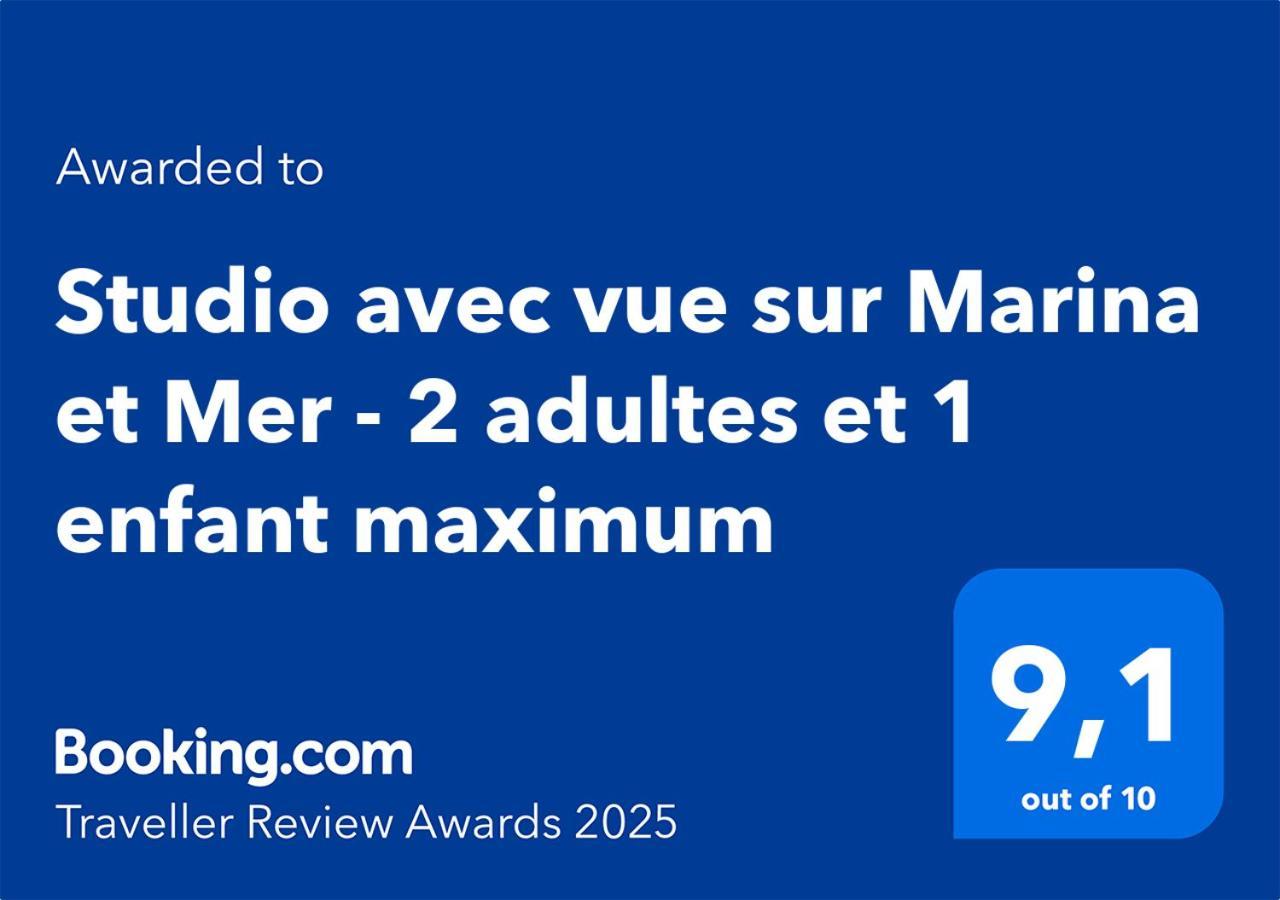 Studio Avec Vue Sur Marina Et Mer - 2 Adultes Et 1 Enfant Maximum Манделю-ла-Напул Екстериор снимка